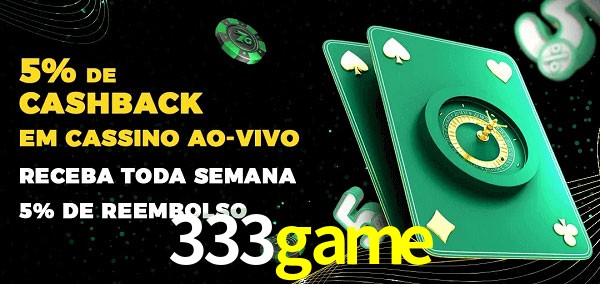 Promoções do cassino ao Vivo 333game